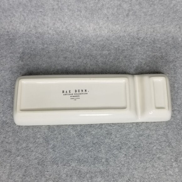 Rae Dunn Artisan Collection "Create" Ceramic Tray‎ 13" x 4" - Picture 3 of 7